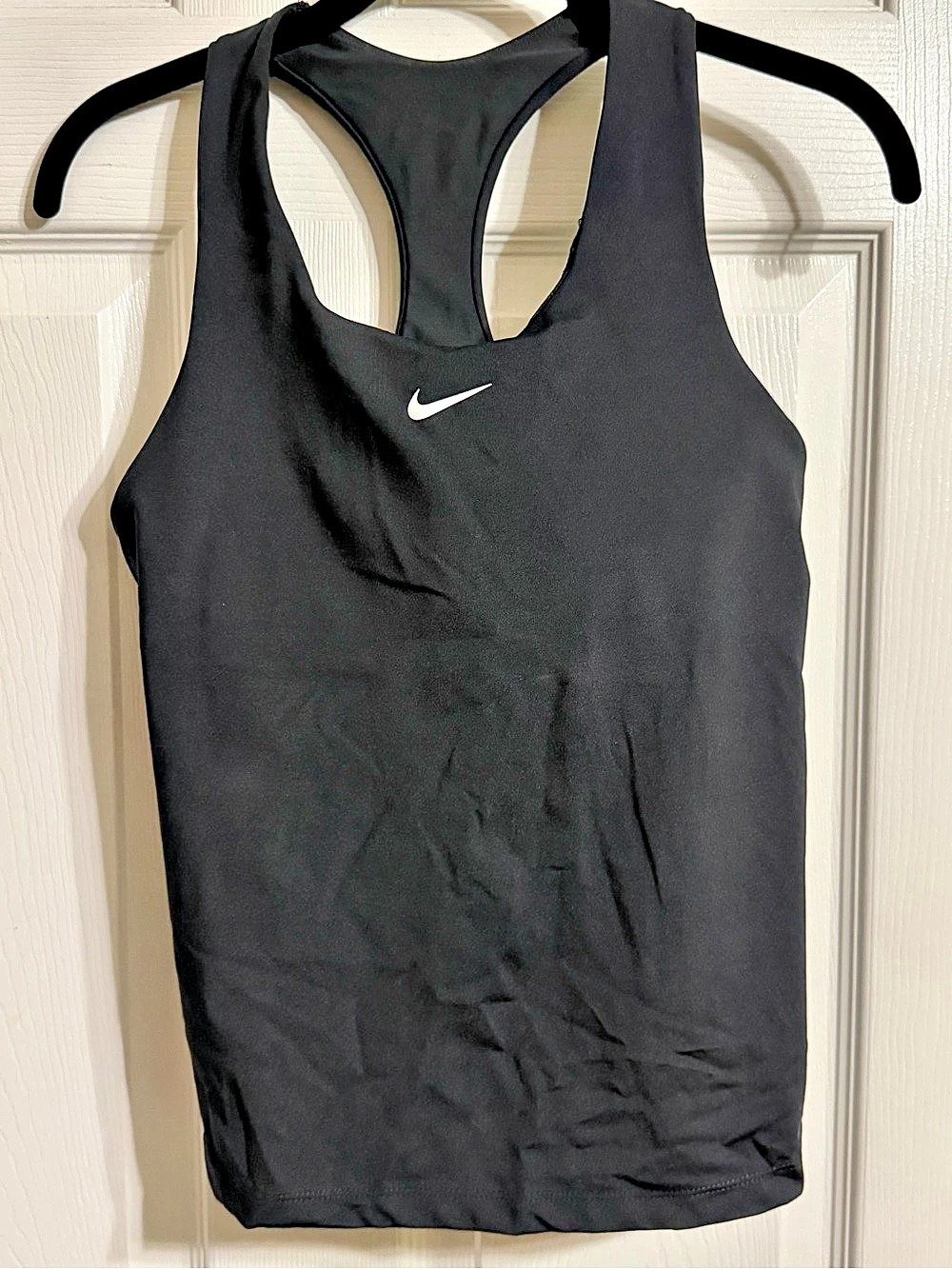 Nike Dri-FIT Swoosh Bra Tank Black Medium